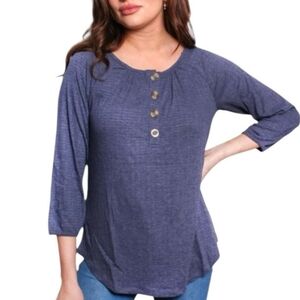 Combo Blu women's blue size medium blouse